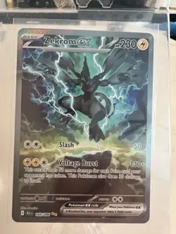 Pokemon Zekrom EX 166/086 Black Bolt Special Illustration Rare English Edition - Image 1
