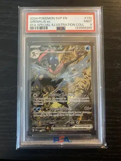 PSA 9 Greninja Ex 132 Promo Shrouded Fable Pokemon TCG - Image 1