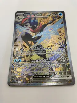 Pokemon TCG Greninja Ex SVP 132 Shrouded Fable Black Star Promo - Image 1
