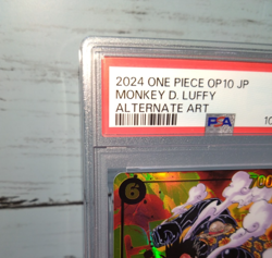 One Piece Card Game Luffy OP10-118 Alternate Art PSA10 GEM MINT Japan 2024 - Image 2