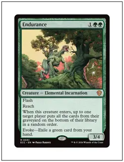 1x Endurance, Lorwyn Eclipsed Commander, Magic MTG NM - Image 1