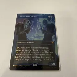 MTG: Phantasmal Image (Borderless) FOIL - Special Guests - NM - Ships Free - Image 1