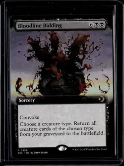 Bloodline Bidding (Extended Art) - 359 - ECL - NM - MTG Magic the Gathering - Image 1