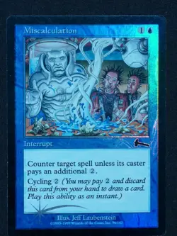 Magic: The Gathering (CCG) Urza's Destiny - Miscalculation FOIL x2 - Image 5