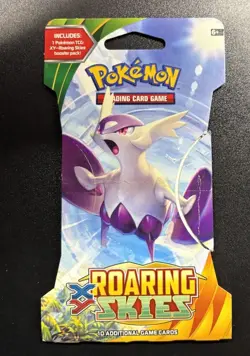 Pokemon TCG XY Roaring Skies Sealed Sleeved Booster Pack - Image 1