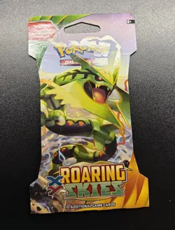 Pokemon TCG XY Roaring Skies Sealed Sleeved Booster Pack - Image 1