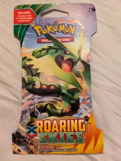 🦄 Pokemon TCG New Sealed XY Roaring Skies Sleeved Blister Booster 🔥 - Image 1