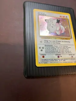 Pokemon Clefairy 5/102 Unlimited Holo Rare Base Set - NM- - Image 3