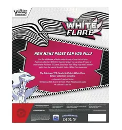 Pokemon TCG Scarlet & Violet WHITE FLARE Binder Collection NEW - FACTORY SEALED - Image 4