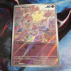 Pokemon TCG Milcery 152/142 Stellar Crown Illustration Rare - Image 1