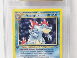 POKEMON NEO GENESIS 1ST EDITION FERALIGATR HOLO #4 BGS 9.5 VERY NICE!!! - Image 2