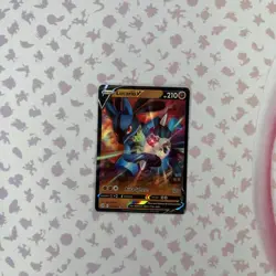 Pokemon TCG Lucario v Fusion Strike Holo Ultra Rare Full Art 146/264 - Image 1
