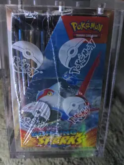 Pokemon TCG Scarlet Violet Surging Sparks New Sealed With Acrylic Case - Image 2