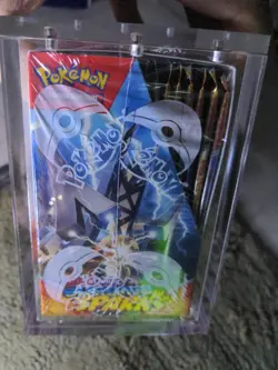 Pokemon TCG Scarlet Violet Surging Sparks New Sealed With Acrylic Case - Image 3