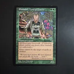 MTG Magic The Gathering Tempest Eladamri, Lord of Leaves Lightly Played LP - Image 1