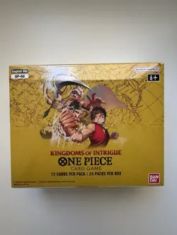 One Piece TCG - Kingdoms Of Intrigue OP-04 Booster Box Sealed ENGLISH - Image 2