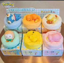 Pokemon Vinyl Figure Sleeping Pikachu Snorlax Eevee Bulbasaur Slowpoke Munchlax - Image 1