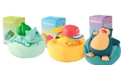 Pokemon Vinyl Figure Sleeping Pikachu Snorlax Eevee Bulbasaur Slowpoke Munchlax - Image 2
