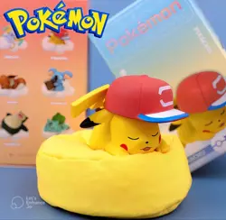 Pokemon Vinyl Figure Sleeping Pikachu Snorlax Eevee Bulbasaur Slowpoke Munchlax - Image 4