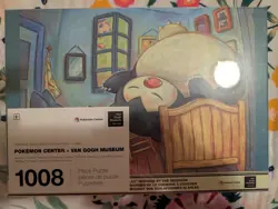 Pokemon Center x Van Gogh Museum Munchlax Snorlax 1008 Piece Puzzle - Brand New - Image 1