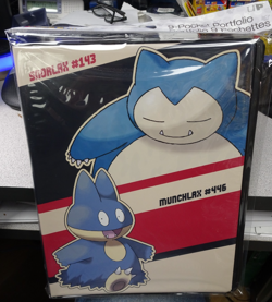 Pokemon Portfolio Binder - Ultra PRO Top Loading 9 Pocket - Snorlax Munchlax - Image 1