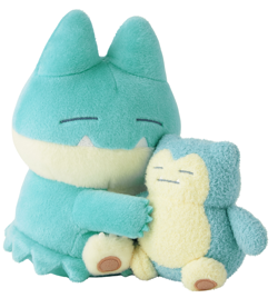 NEW Pokemon Center Original Little Daydream Munchlax & Snorlax Plush Japan - Image 1