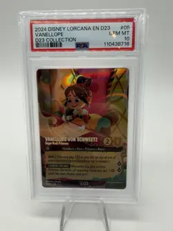 Vanellope Von Schweetz Disney Lorcana 2024 EN D23 Collection English #05 PSA 10 - Image 1