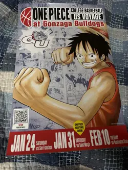 One Piece Trading Card And Poster Monkey.D.Luffy Gonzaga Basketball Special - Image 4
