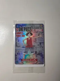 One Piece Limited Edition College Basketball Card GONZAGA, Unopened - Image 1