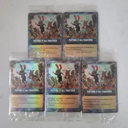 Lorcana Putting It All Together Zootopia Movie Promo 5 Cards - Image 1