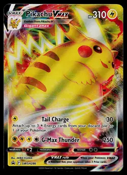 Pokemon Card - Pikachu VMAX Sword & Shield Promo SWSH286 Holo - Image 1