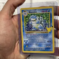 Pokemon TCG Holo Rare Blastoise Card 2/102 Celebrations Series NM/MT Pokemon - Image 1