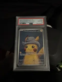 Pikachu With Grey Felt Hat SVP 085 Pokemon Van Gogh Promo Card PSA 10 GEM MINT⚡ - Image 1
