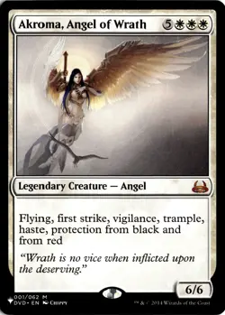 Akroma, Angel of Wrath 001/062 LIST The List Reprints (NM) - Image 1