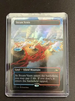 Steam Vents (Borderless) Unfinity Foil - Image 1