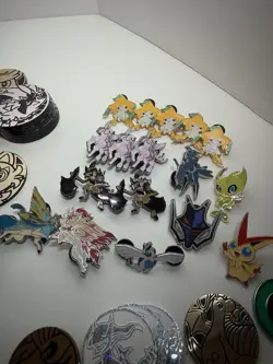Pokemon Coins, Dice & Pins Lot - Image 2