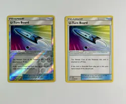 U-Turn Board 2019 Pokemon Unified Minds Normal/Reverse Holo Set #211/236 * NM - Image 1