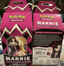 Pokemon TCG Marnie Premium Tournament Collection Box Factory Sealed lot of 2 - Image 1