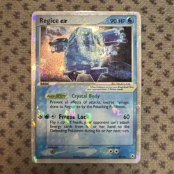Pokemon TCG 2004 Regice EX 97/101 Hidden Legends Ultra Rare Holo LP - Image 1