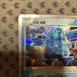 Pokemon TCG 2004 Regice EX 97/101 Hidden Legends Ultra Rare Holo LP - Image 3
