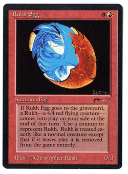 Rukh Egg -- MTG (SP/MP Quality) - Arabian Nights - See scans!! - Image 1