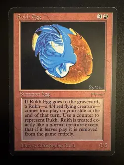 Rukh Egg (rare “light” mana symbol) - Arabian Nights - MTG - LP - Image 1