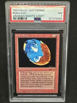 Magic MTG Arabian Nights Rukh Egg Light PSA 7 Near Mint - Image 1