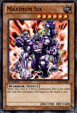 Maximum Six - 1st Edition LCJW-EN047 - LP - YuGiOh - Image 1