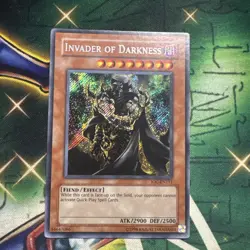 Yugioh! Invader of Darkness IOC-EN111 Secret Rare Unlimited VLP - Image 1