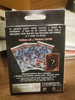 YUGIOH SHADOW OF INFINITY SPECIAL EDITION 2006 (3 BOOSTERS PACKS) NEW - Image 4