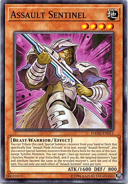 Assault Sentinel DANE-EN011 Yu-Gi-Oh! Card Light Play Unlimited - Image 1