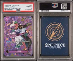Special Alternate Art Zoro-Juurou One Piece OP09 Japanese SP OP05-067 R PSA 10 - Image 3