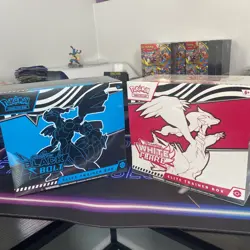 Pokemon Black Bolt and White Flare Elite Trainer Box ETB Set of 2 FACTORY SEALED - Image 1