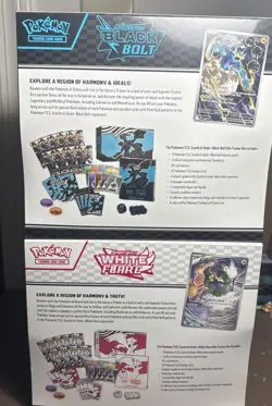 Pokemon Black Bolt and White Flare Elite Trainer Box ETB Set of 2 FACTORY SEALED - Image 2